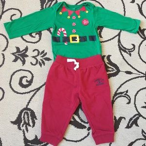 Holiday Christmas outfit baby boy 12-18 months